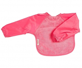 Babero Silly Billyz con Mangas Fucsia +6M