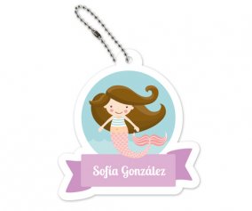 Mermaid Backpack Keychain