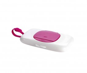 Dispensador Toalhitas de viagem Rosa