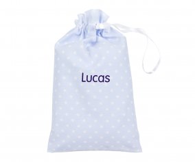 Borsa Merenda Personalizzabile Classic Star Azzurro
