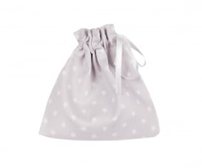 Portachupetes Classic Star Gris