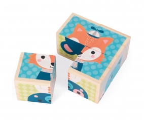 My first blocks Face animals Janod