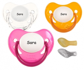 Sucettes Personnalisables Canpol Butterfly Nuit/Jour