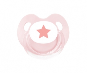 Sucette Rtro toile Rose