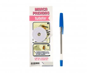 White Clothes Marking Tape + Pen