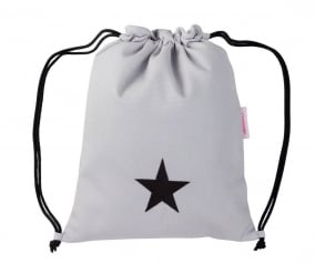Mochila Saco Personalizada Estrela Preta