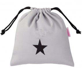 Bolsa Merenda Personalizada Piqu Estrela Preta