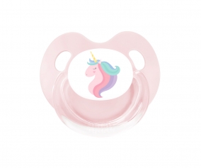 Sucette Rtro Rose Licorne