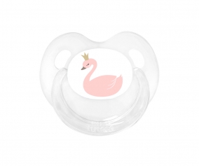 Sucette Rtro Transparente Cygne