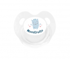 Sucette Rtro Transparente Monstre