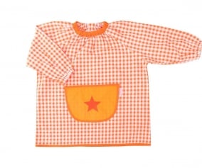Bata Personalizada com Bolso Central Estrela Laranja
