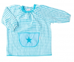 Bata Personalizada com Bolso Central Estrela Turquesa