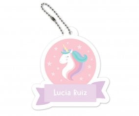 Unicorn Backpack Keychain