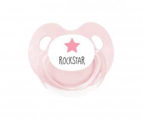 Sucette Rtro Rockstar rose