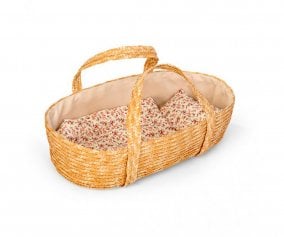 Moses Basket Wicker for Small Dolls