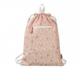 Mochila Saco Fresk Gotas Rosa