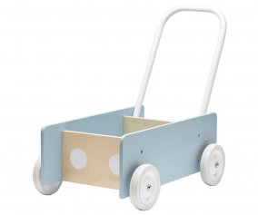 Blue and Gray Walker Pull Toy