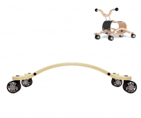 Base Racer Mini-Flip com rodas de 360