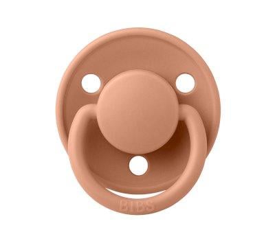 2 Chupetes BIBS De Lux Vainilla/Peach Silicona