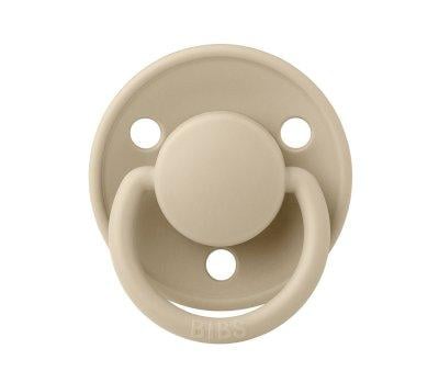 2 Chupetes BIBS De Lux Vainilla/Peach Silicona
