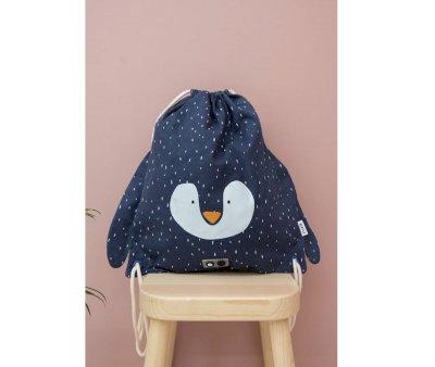 Sac  dos Sacoche Mr. Pingouin personnalisable