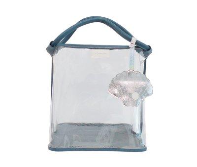 Sac de plage bleu anti-sable