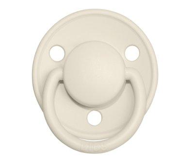 2 Chupetes BIBS De Lux Ivory/Baby Pink Silicona