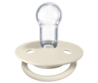 2 Chupetes BIBS De Lux Ivory/Baby Pink Silicona