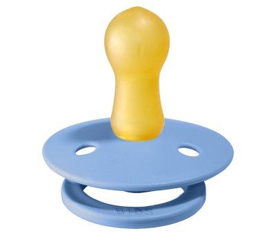 2 Chupetes BIBS Colour Round Sky Blue/Steel Blue
