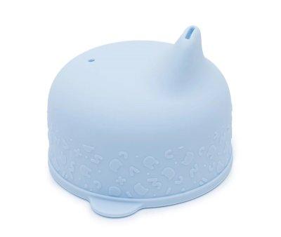 Tampa Sippie Silicone para copo  Azul Pastel