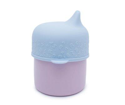 Tampa Sippie Silicone para copo  Azul Pastel
