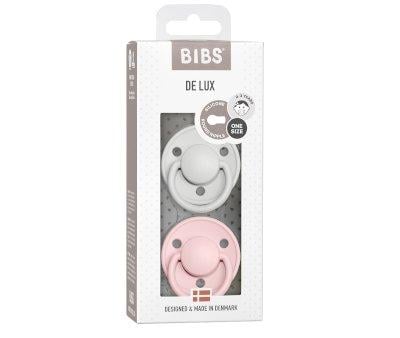 2 Sucette BIBS De Lux Haze/Blossom  Silicone