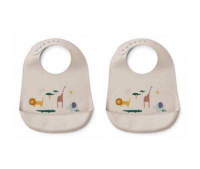 Pack 2 Bavagli Silicone Tilda Safari
