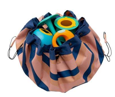 Saco Play & Go Impermeable Mokka Stripes