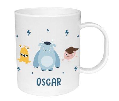Chvena Plstico Personalizada Little Monster