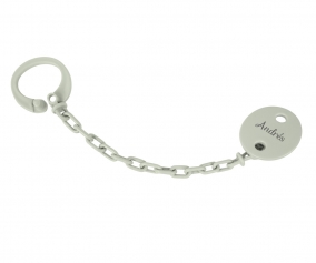 Personalised Pacifier Clip Sage