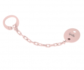 Personalised Pacifier Clip Blush