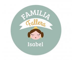 Chapa Personalizada Mam Familia Fallera