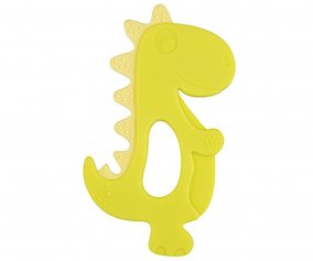 Dentarello Silicone Dinosauro Giallo
