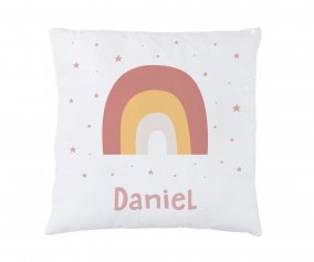 Cuscino Personalizzato Arcobaleno Rosa