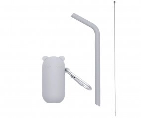 Keepie Straw Set Grey
