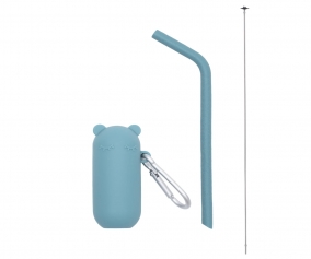 Keepie Straw Set Blue Dusk