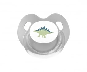 Succhietto Tutete Retro Grigio Dinosauro
