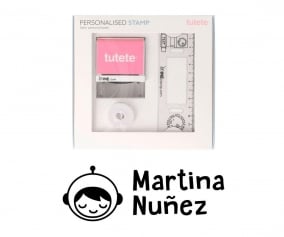 Sello Personalizado Astronauta +  Cinta Blanca para Ropa Oscura