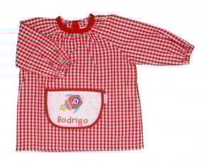 Bata Personalizado com Bolso Central Espao Vermelho