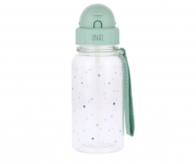 Borraccia Plastica Dots Sage Personalizzabile
