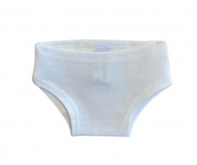 Culotte blanche pour poupe