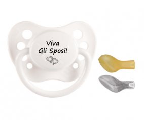 Succhietto Nip Bianco Viva Gli Sposi!