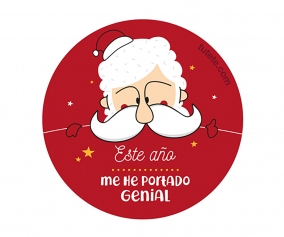 1 Distintivo Pap Noel: Me he portado genial