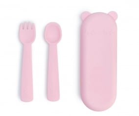 Feedie Fork & Spoon Pink